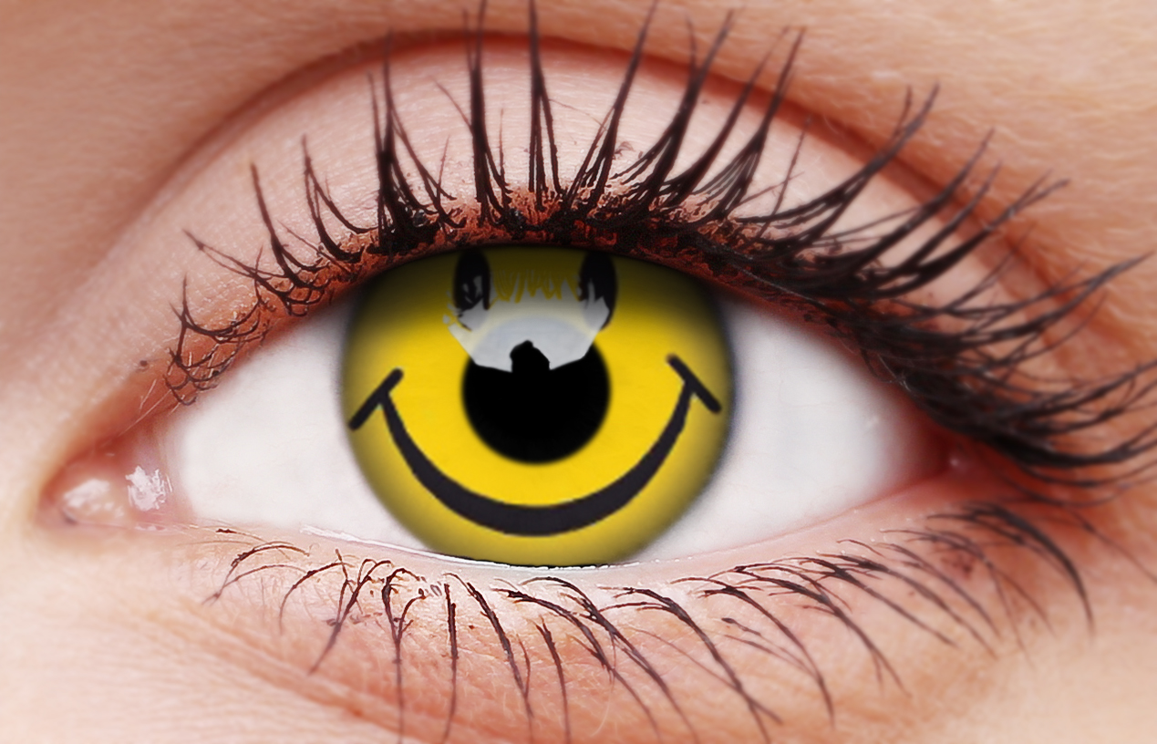 Smiley Coloured Contact Lenses