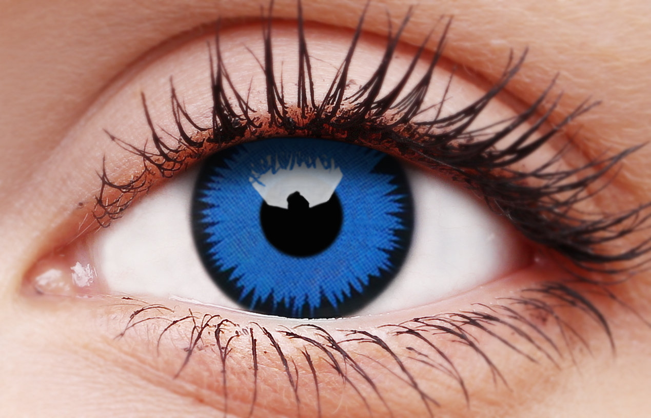 Space Blue 1-day Coloured Contact Lenses
