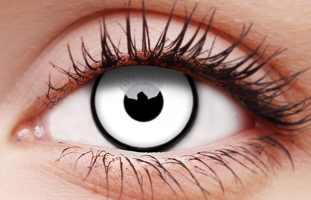 White Zombie Coloured Contact Lenses