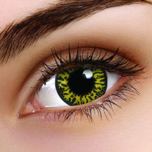 ColourVUE Yellow Eclipse Contact Lenses | 90-day Use