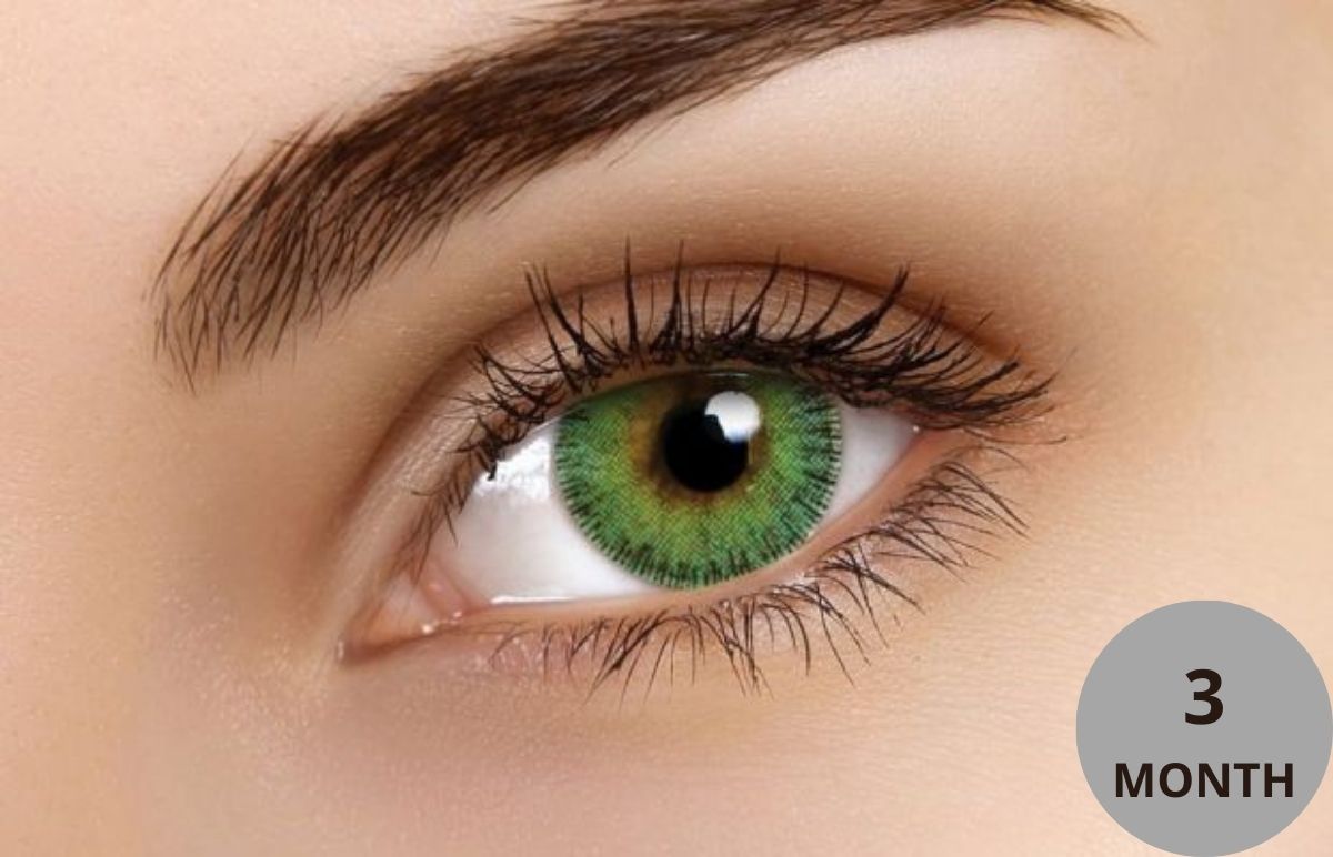 ColourVUE Yellow-Green Fusion Contact Lenses | 90-day Use