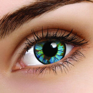 ColourVUE Blue Streak Contact Lenses | 90-day Use