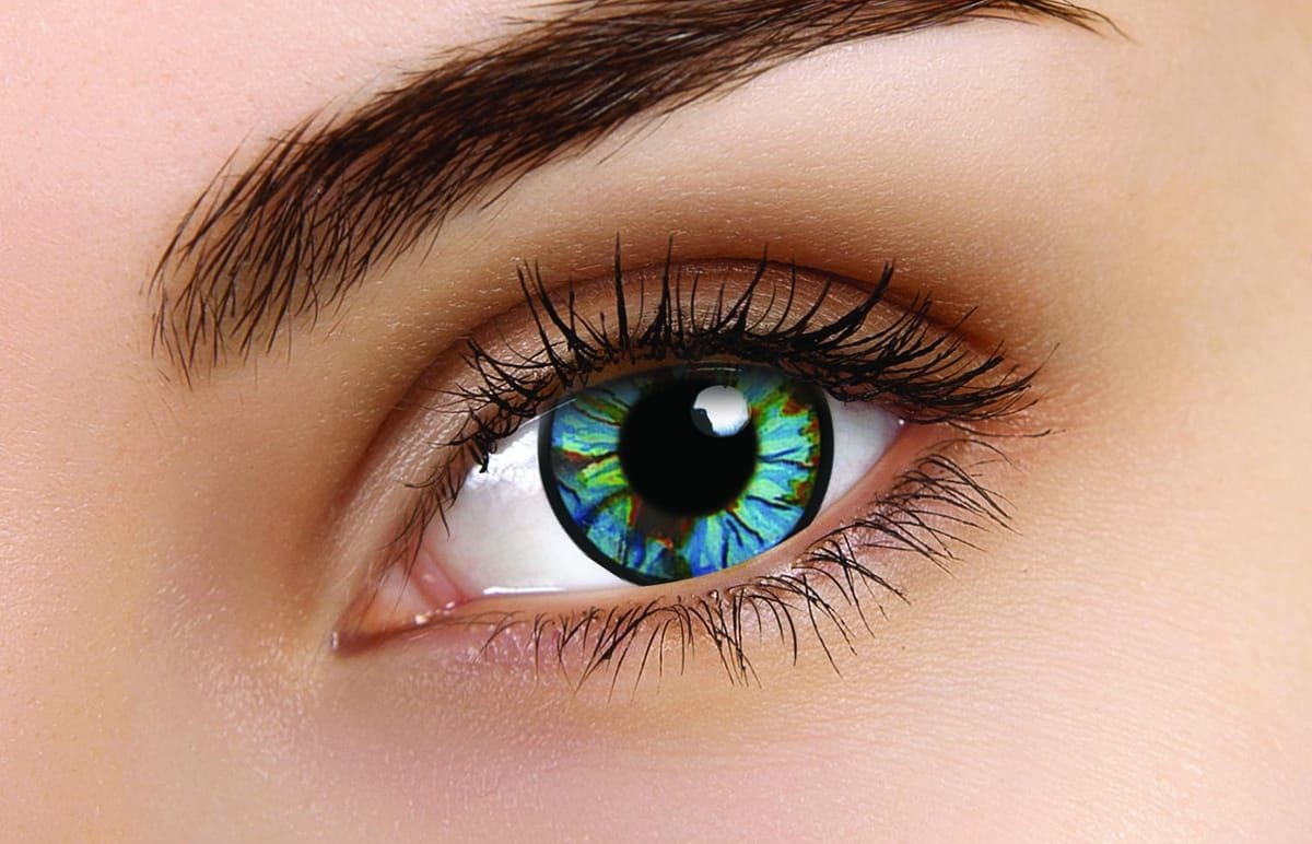 ColourVUE Blue Streak Contact Lenses | 90-day Use