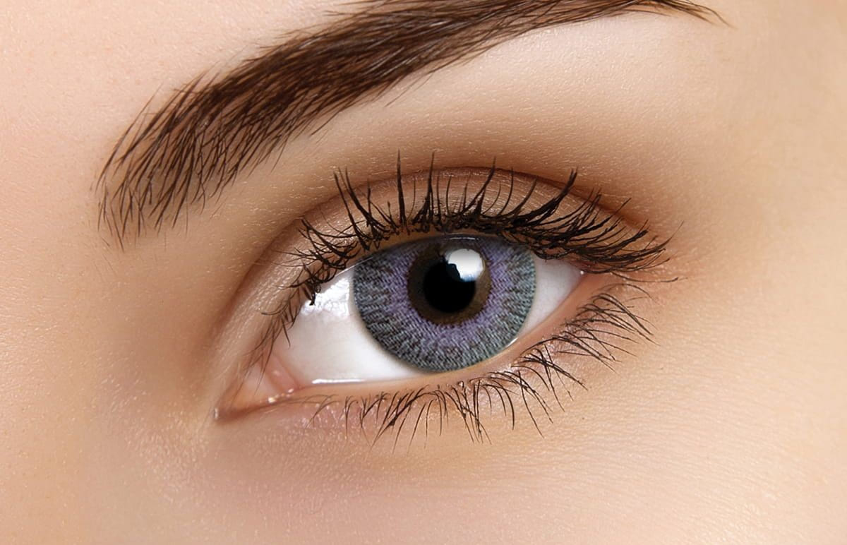 ColourVUE Grey-Violet Fusion Contact Lenses | 90-day Use